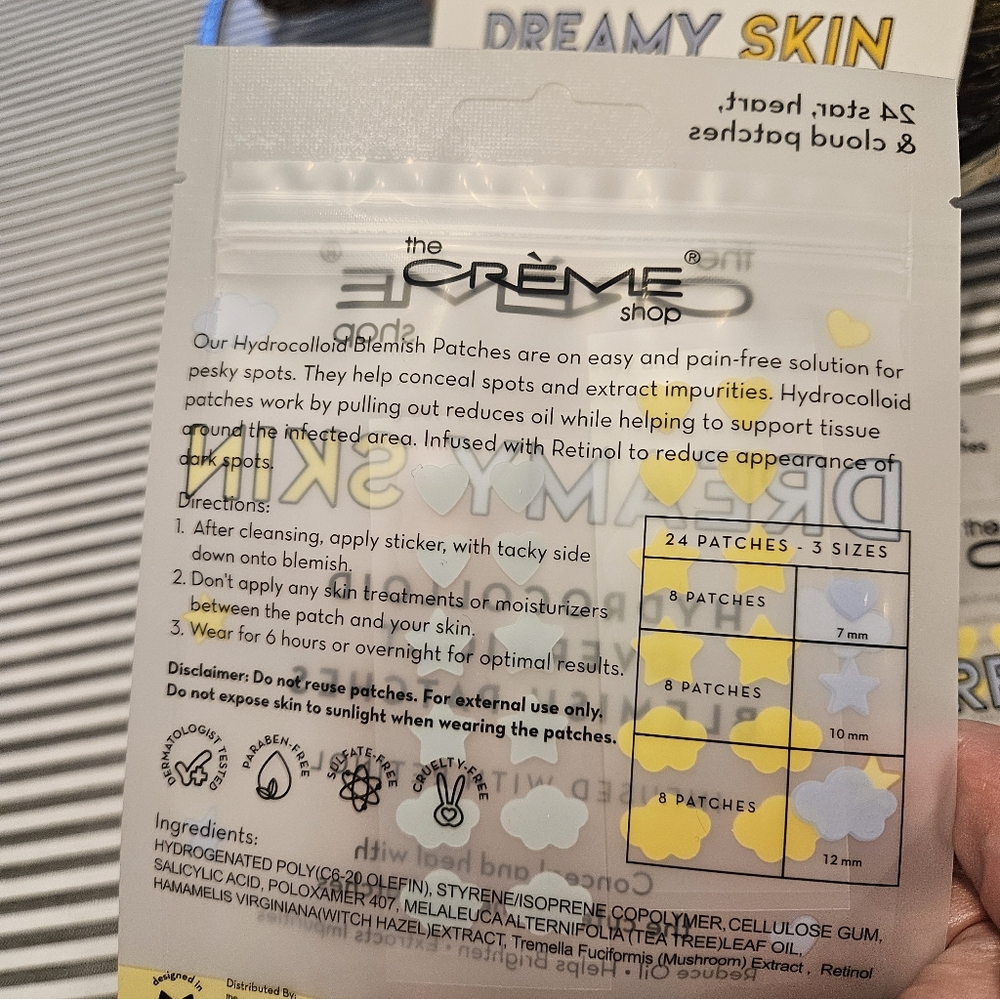 The Crème Shop Dreamy Skin Blemish Patches 72 Count Masks - Picture 7 of 9